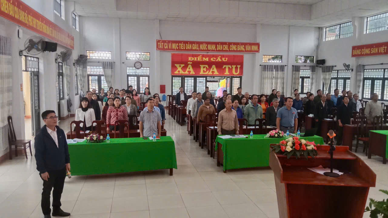 HỘI NGHỊ TỔNG KẾT ĐẢNG BỘ XÃ NĂM 2024 – TRIỂN KHAI PHƯƠNG HƯỚNG NHIỆM VỤ NĂM 2025